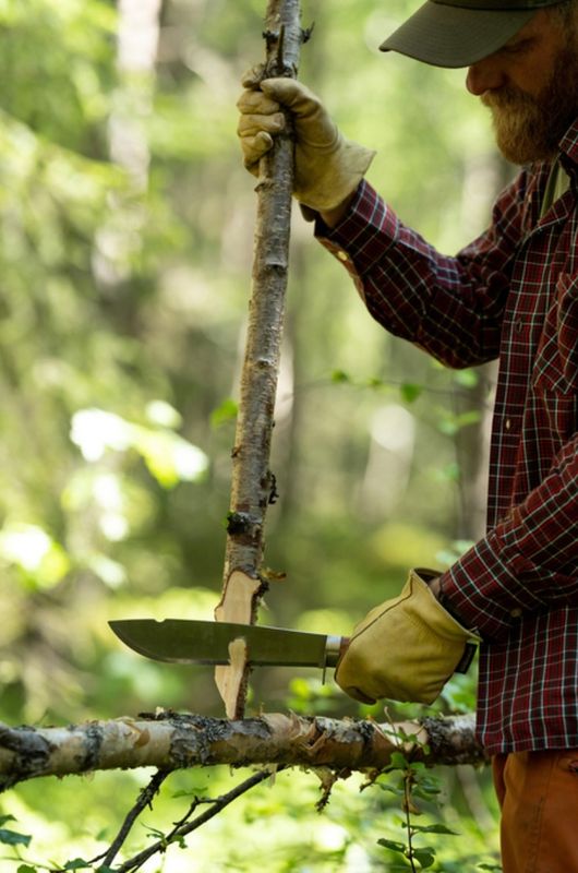 Villmarkskniv stor - Brusletto Villmarka 