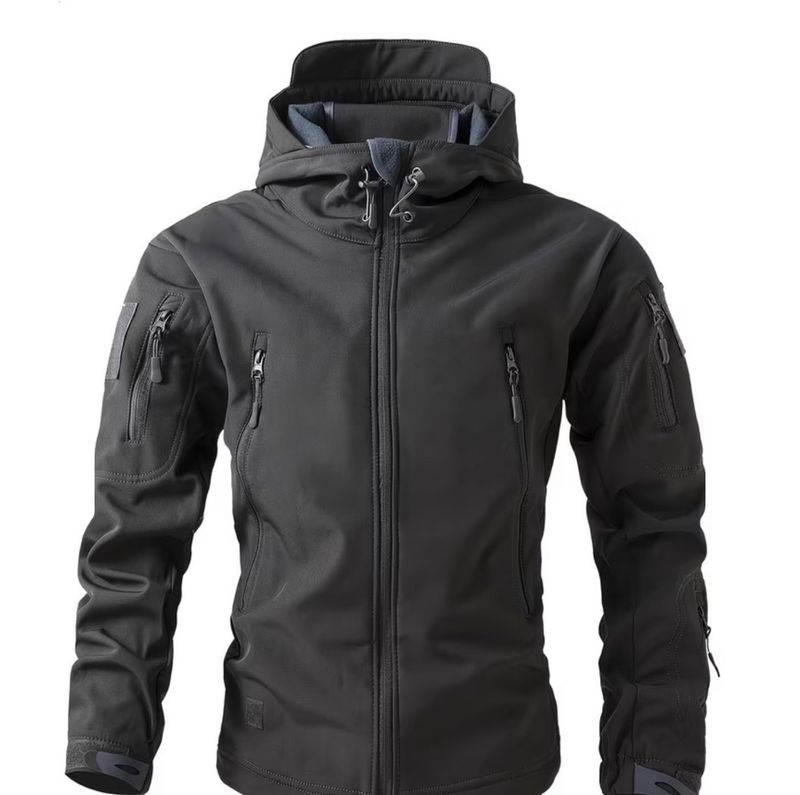 Taktisk Softshell jakke - mørk grå