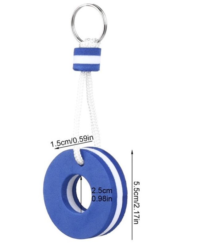 Blue Ring - nøkkelring