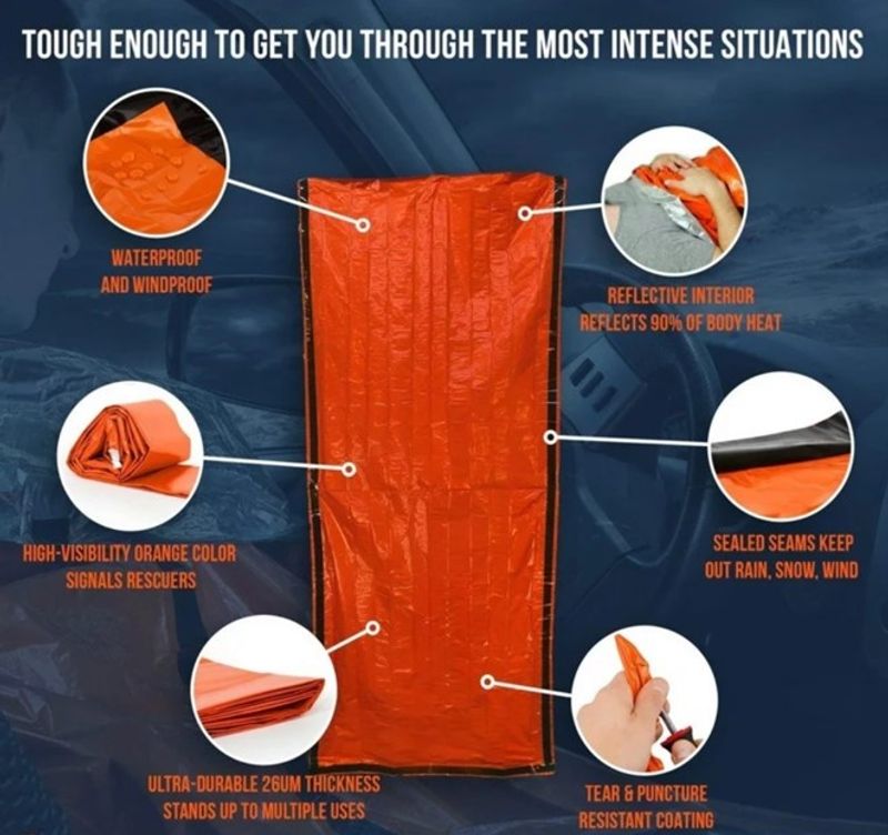 Nødsovepose - Bivi sack