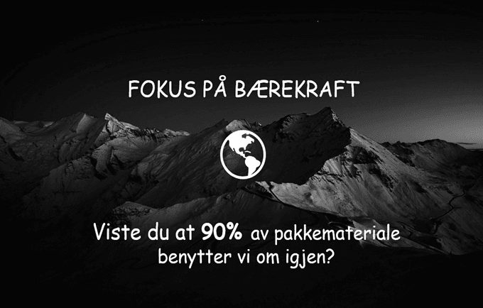 Bærekraftig nettbutikk