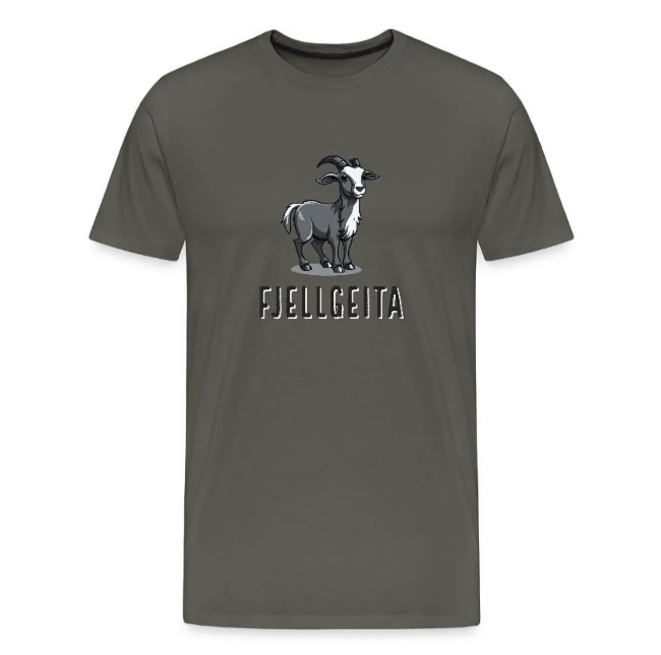 T-skjorte fjellgeita