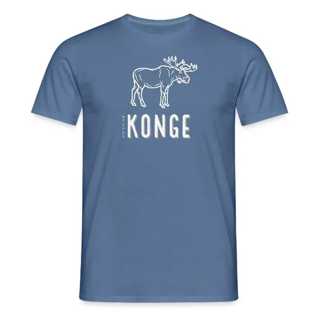 T-skjorter med elg og skogens konge
