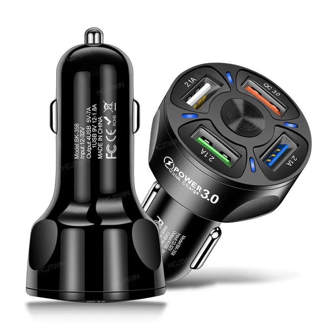 Hovedbilde 4 X USB 3.0 Bil lader