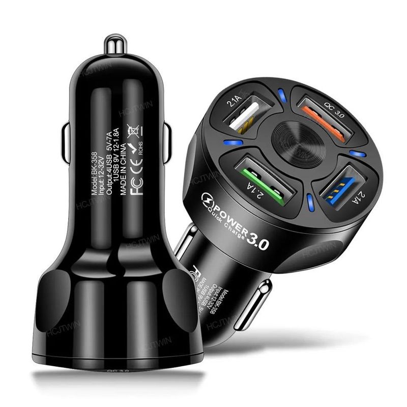 4 X USB 3.0 Bil lader