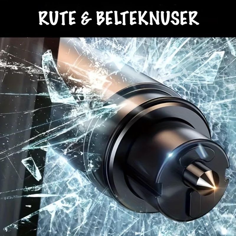 Nødhammer med beltekutter 